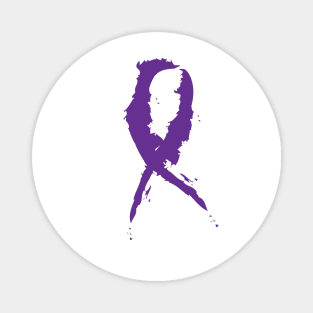 Purple  Awareness Ribbon Magnet